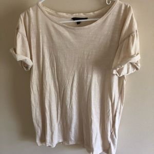 Banana republic slouchy gold T-shirt
